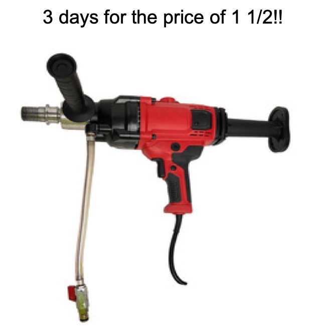 Core Drill - Weekend Spcl.